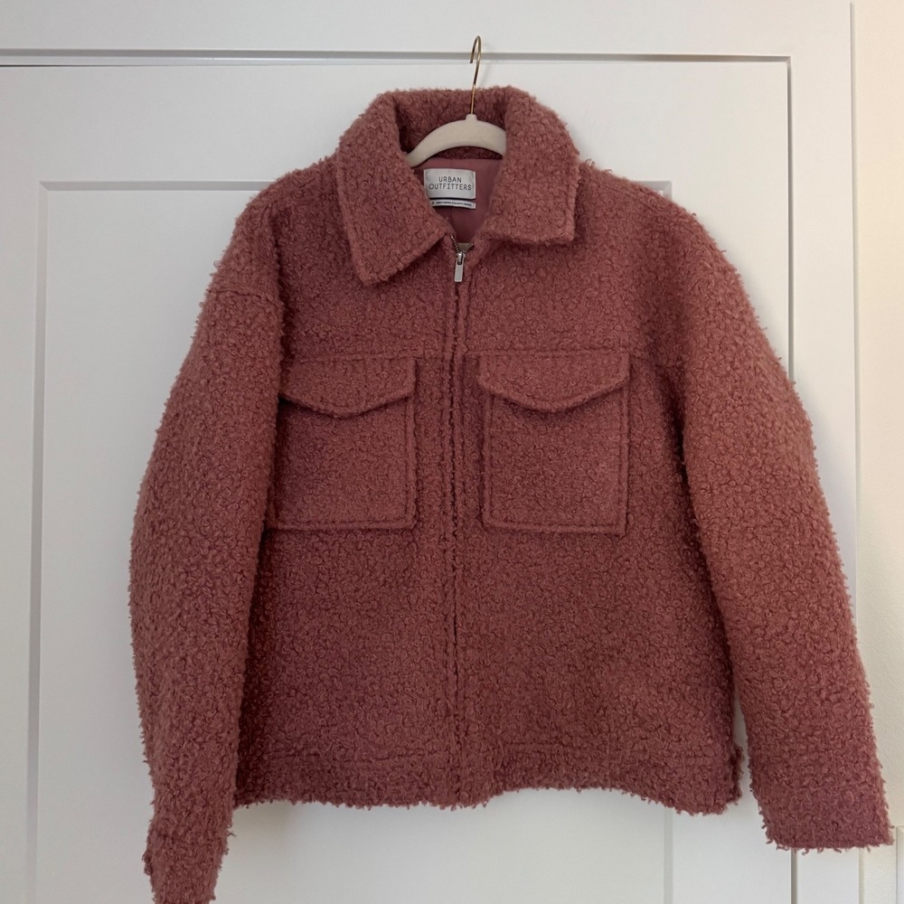 Urban outfitters‎ Sherpa zip up jacket
